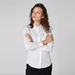 Textured Shirt with Long Sleeves and Concealed Placket-Shirts and Blouses-thumbnailMobile-2