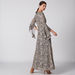 Printed Maxi Dress with Round Neck and Flared Sleeves-Dresses-thumbnail-3