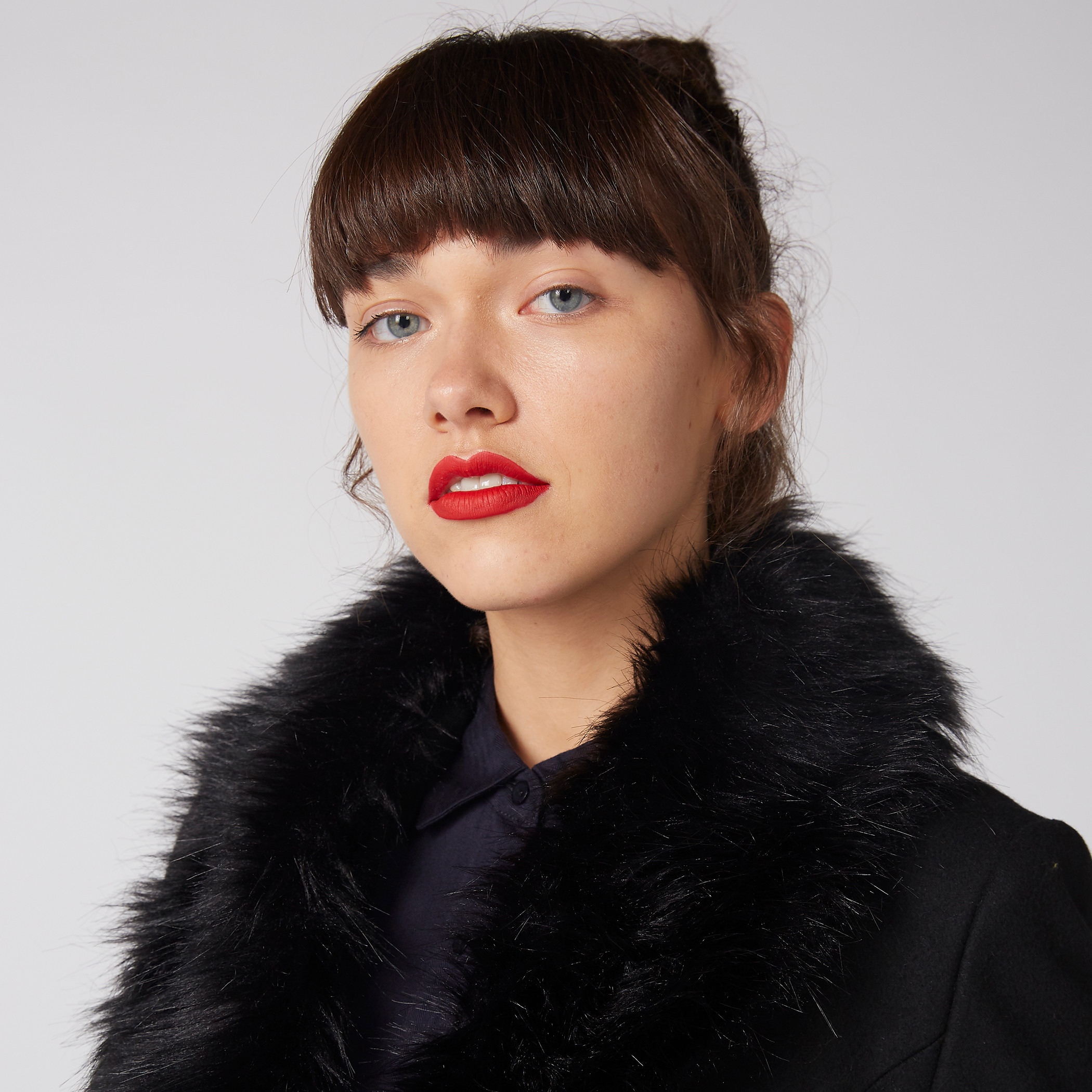 Plush Detail Longline Parka Jacket with Long Sleeves-women-winterwear-coatsandjackets-jackets-image-11