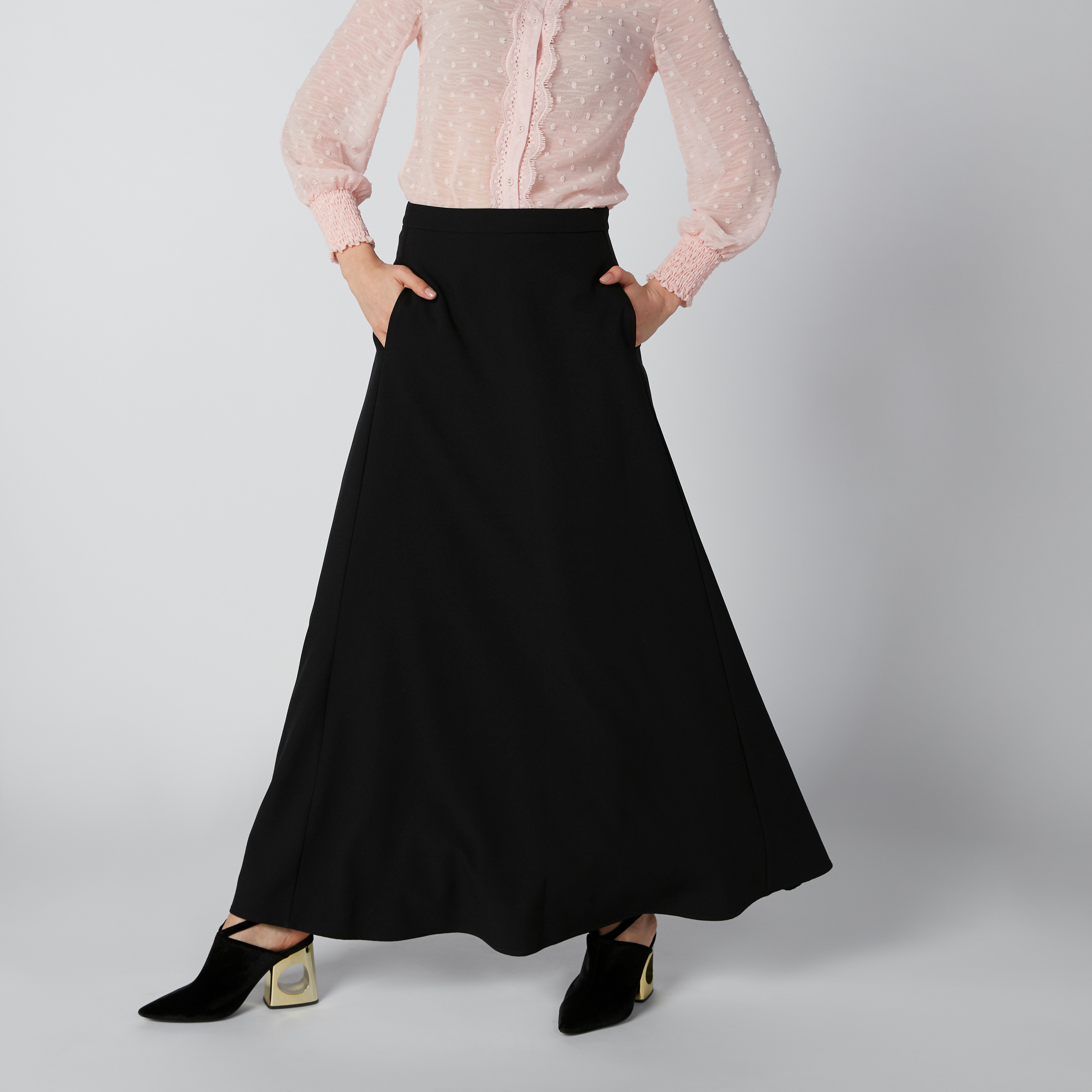 Plain long skirt sale