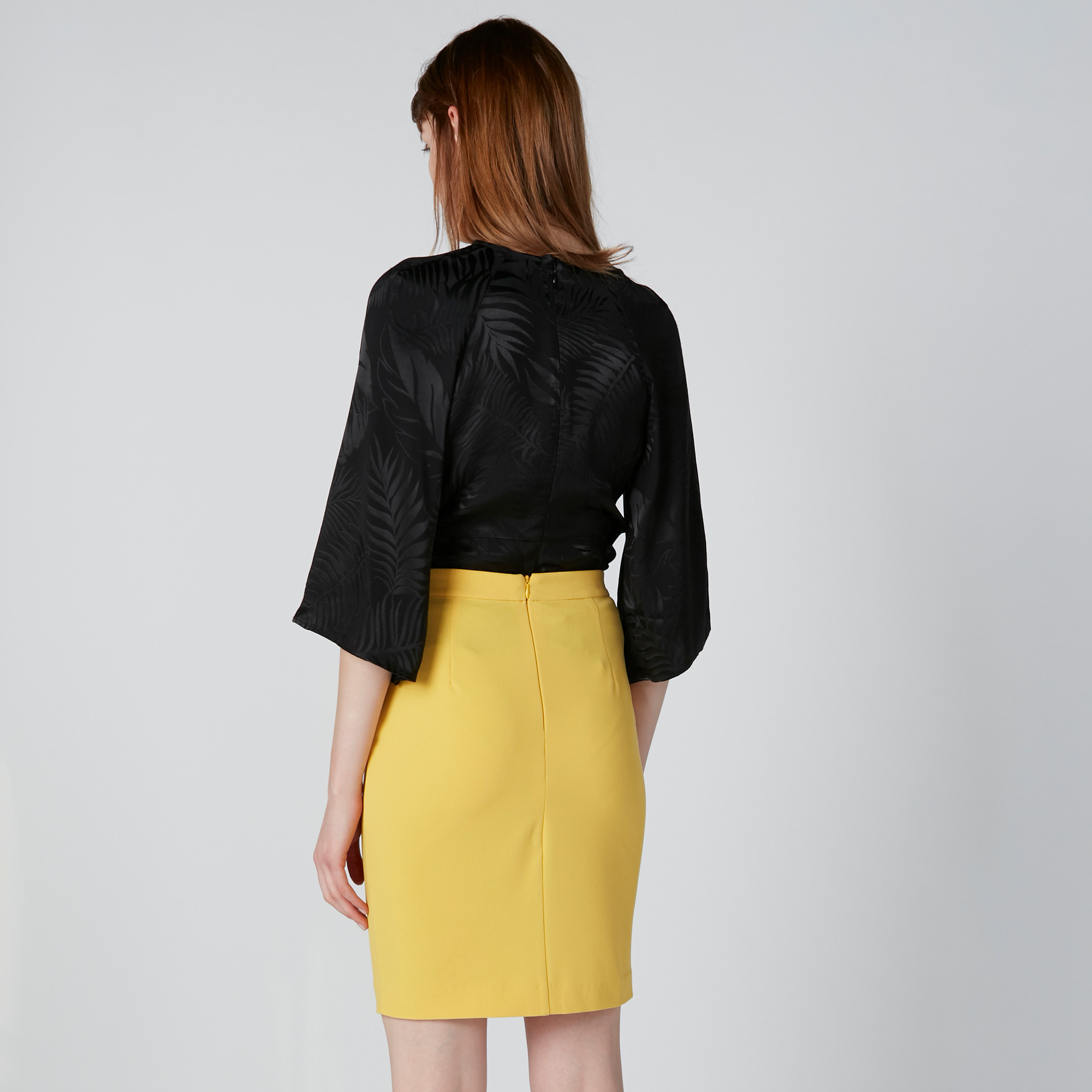 mini pencil skirt zipper