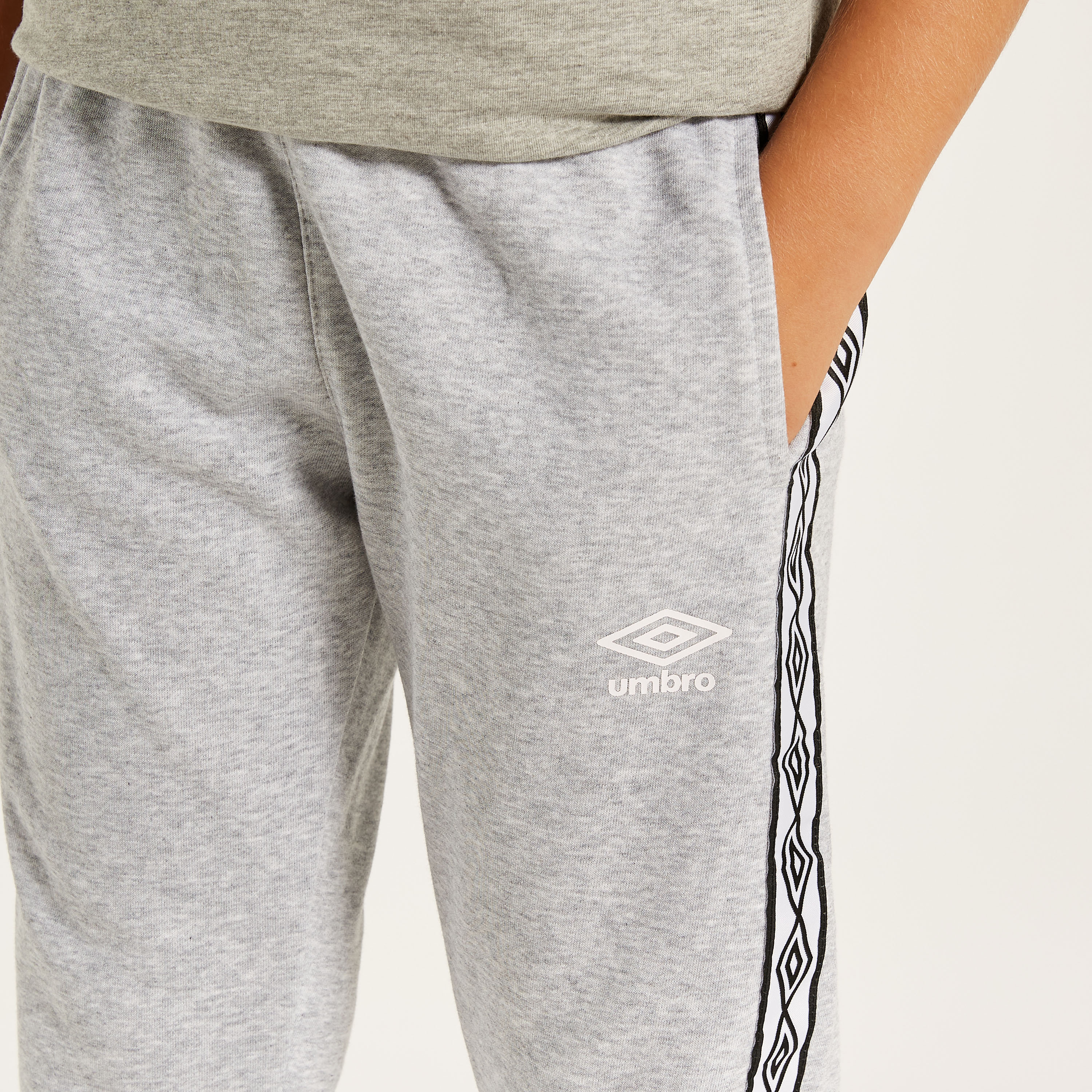 Umbro Track Pants with Logo Detail Side Tapes and Pockets