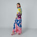 Printed A-line Maxi Dress with Round Neck and Long Sleeves-Dresses-thumbnailMobile-2
