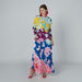 Printed A-line Maxi Dress with Round Neck and Long Sleeves-Dresses-thumbnailMobile-3