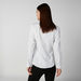 Sustainable Plain Shirt with Spread Collar and Long Sleeves-Shirts and Blouses-thumbnail-3