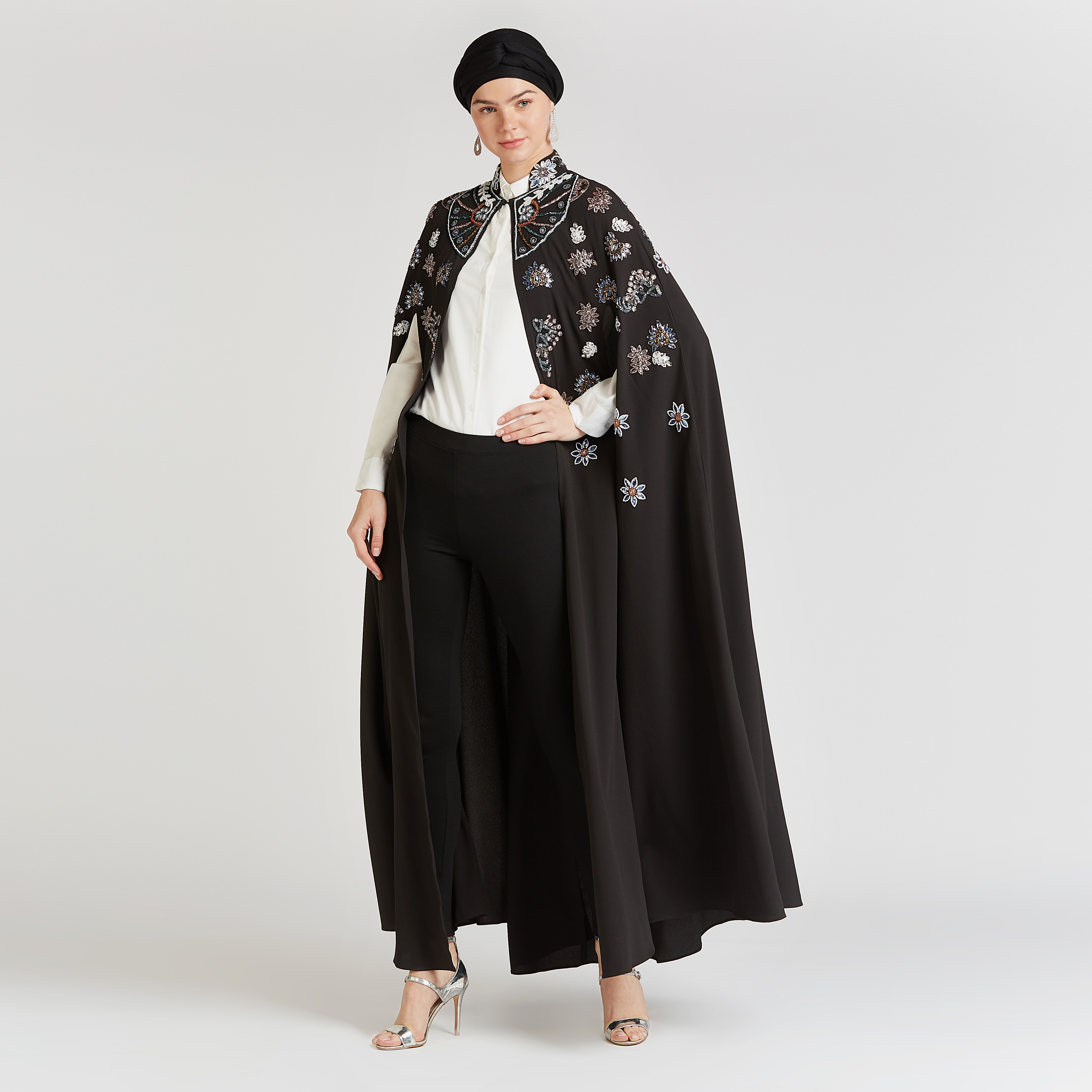 جاكيت مزيّن بأكمام كاب-women-winterwear-coatsandjackets-jackets-image-4