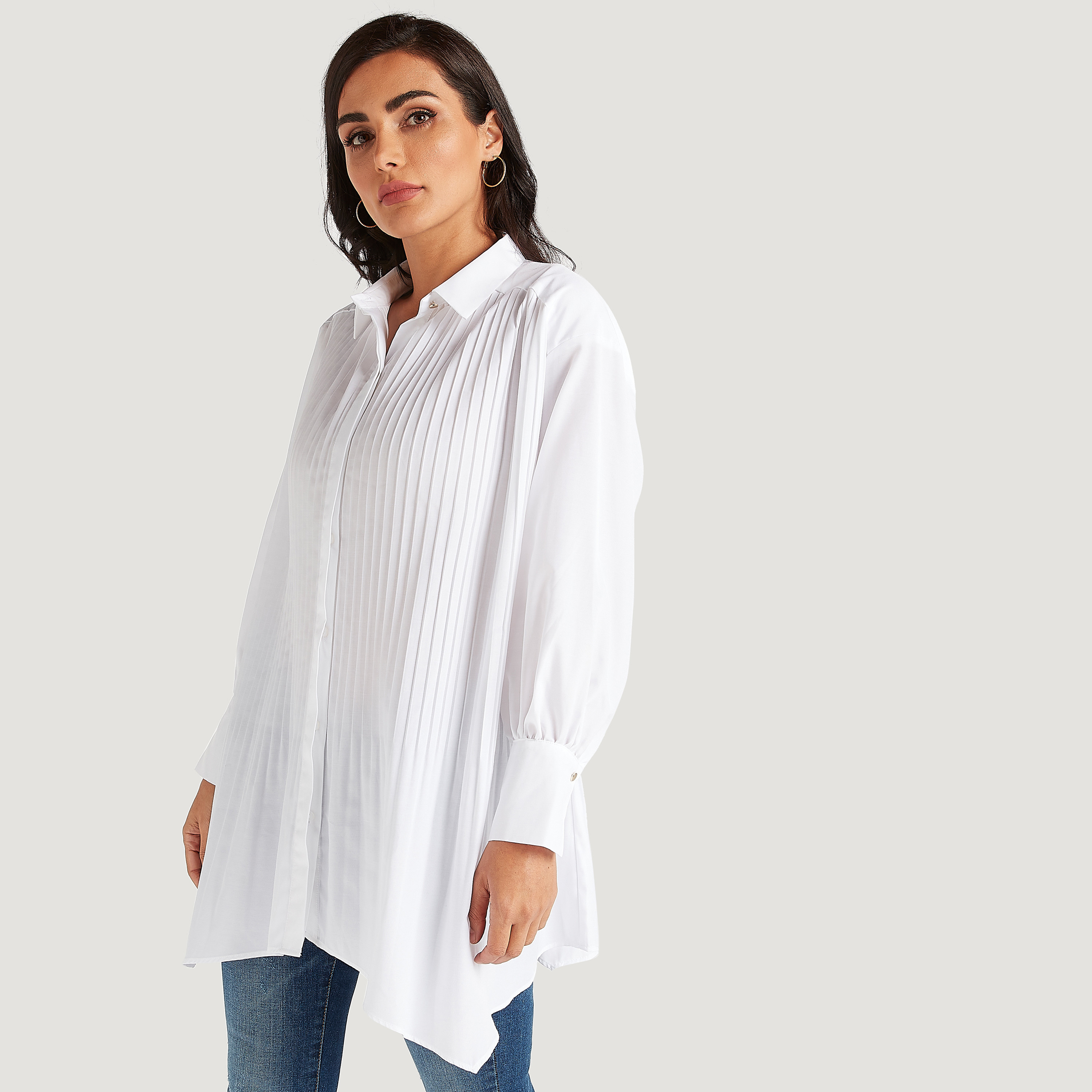 Longline shirt h best sale