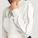 Solid Sweater with Long Sleeves and Neck Tie-Up-Sweaters-thumbnail-2