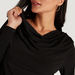 Solid Cowl Neck Top with Long Sleeves-Shirts & Blouses-thumbnail-2