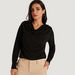 Solid Cowl Neck Top with Long Sleeves-Shirts & Blouses-thumbnail-5