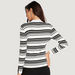 Striped High Neck Sweater with Long Sleeves-Sweaters-thumbnail-3
