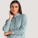 Solid Collared Tunic with Long Sleeves-Tunics-thumbnailMobile-2