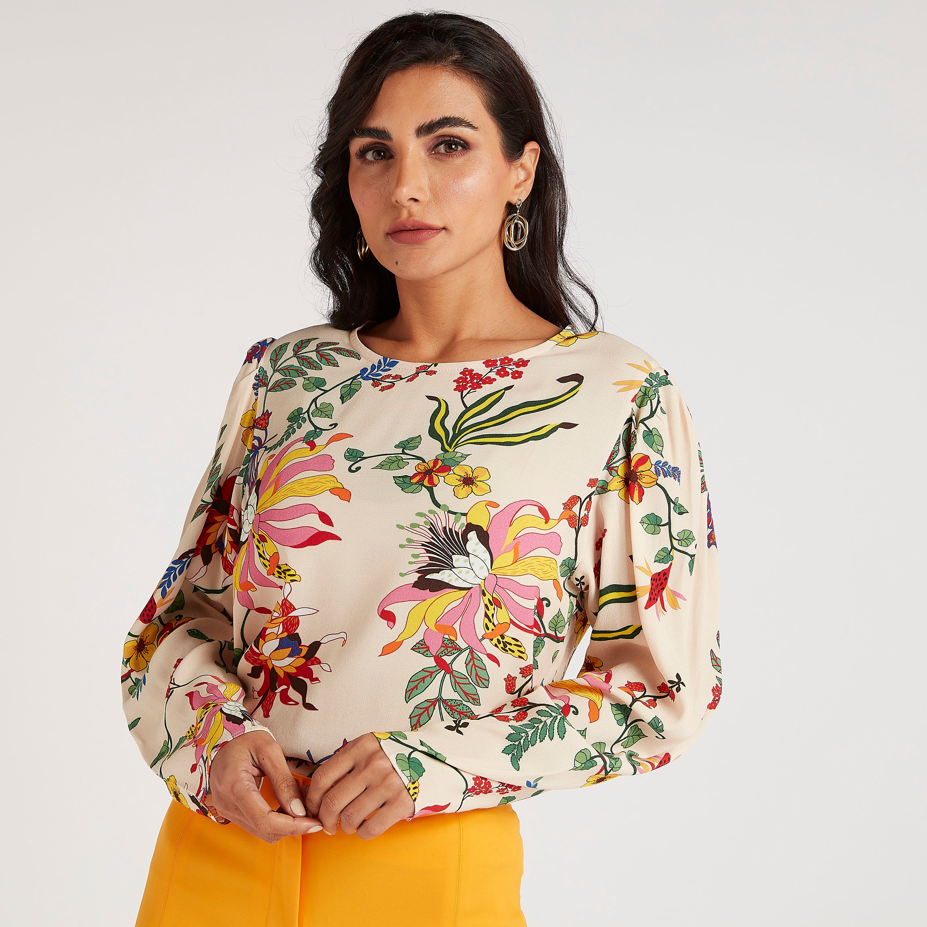 売れ筋商品|||スタイルアンドコー カットソー トップス レディース Plus Size Printed Pintuck Top, Exclusively at Macy's Floral Salmon Style & Co Petite Chintz Floral Pintuck Top, Macy's