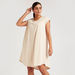 Solid Tunic with Cap Sleeves and Round Neck-Dresses-thumbnailMobile-0