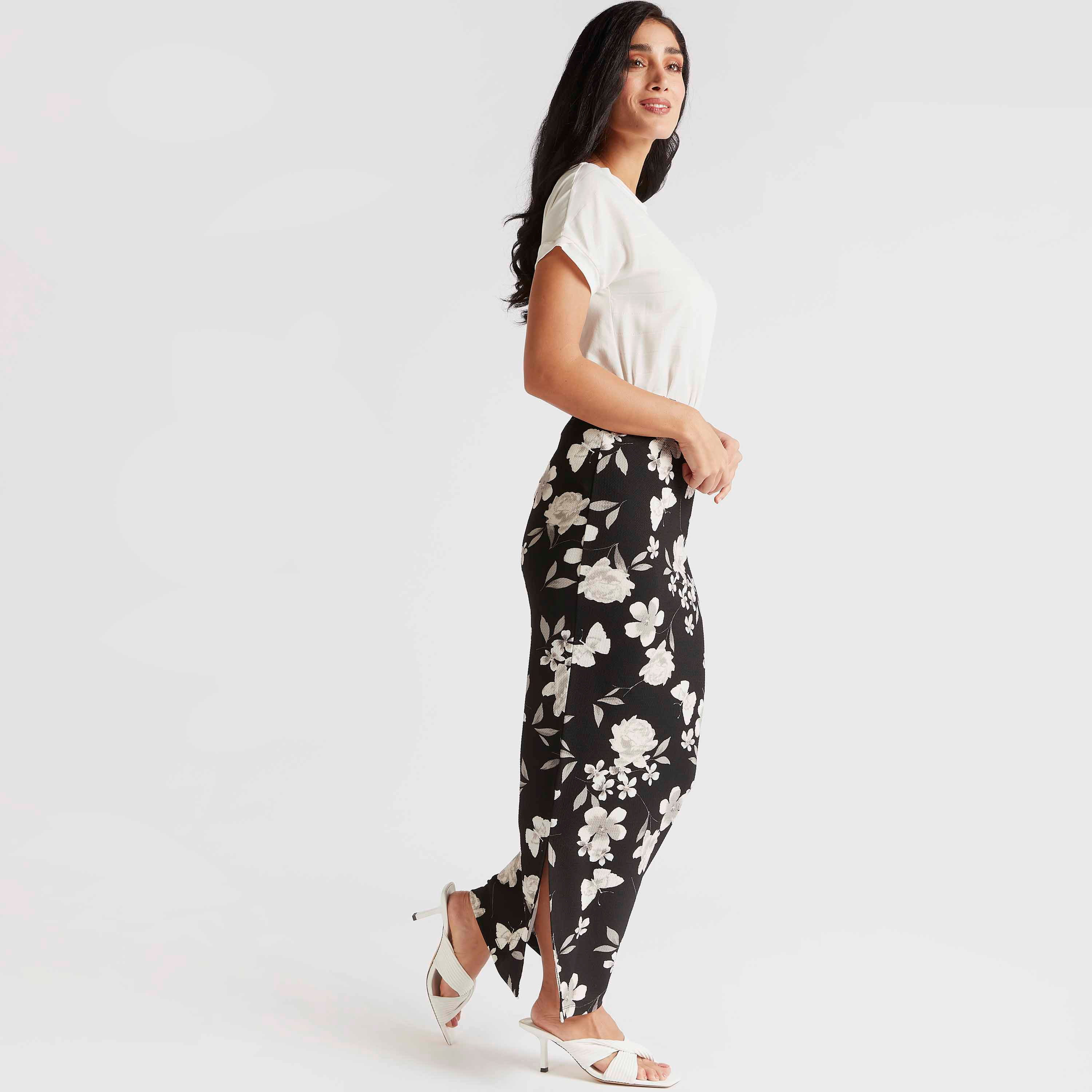 Floral maxi 2025 pencil skirts