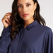 Solid Shirt with Long Sleeves and Spread Collar-Shirts and Blouses-thumbnail-5