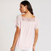 Square Neck Top with Cutwork Design and Bell Sleeves-Shirts & Blouses-thumbnail-3