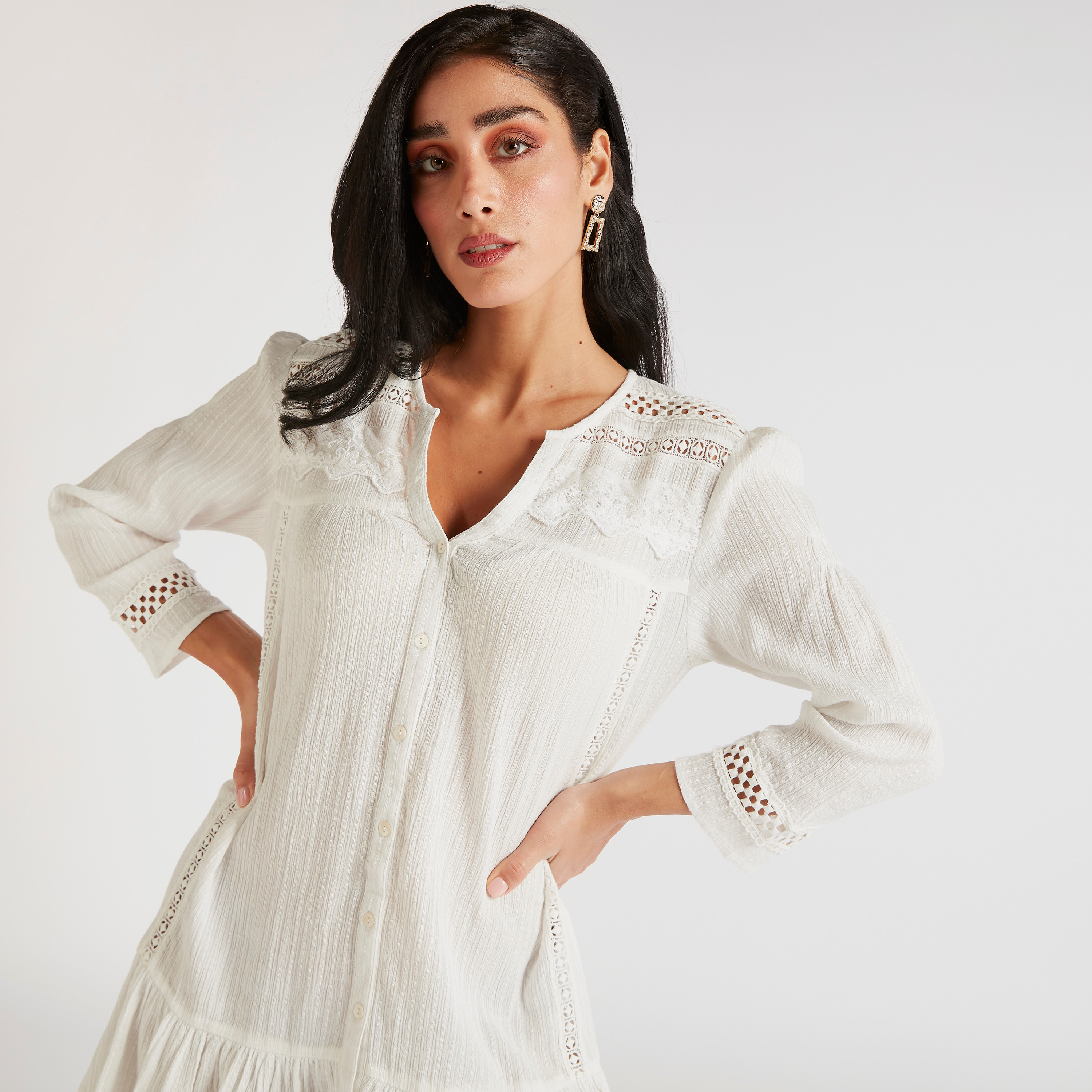 ★MOHAN★ RTS DRAPED NECK SILKET TOP _3COLORS Designer fashion, Seoul-fully created | W Concept