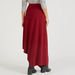 Solid Asymmetric Midi Skirt with Elasticated Waistband-Skirts-thumbnail-3