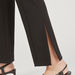 Solid Mid-Rise Trousers with Zip Closure and Slits-Pants-thumbnailMobile-2