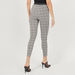 Checked Treggings with Zip Closure-Pants-thumbnailMobile-3