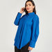 Solid Long Sleeve Shirt with Button Closure and Slit Detail-Shirts & Blouses-thumbnail-0