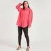 Solid Long Sleeve Shirt with Button Closure and Slit Detail-Tops-thumbnail-1
