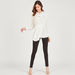 Solid Tunic with Button Closure and Long Sleeves-Shirts & Blouses-thumbnailMobile-1