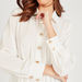 Solid Tunic with Button Closure and Long Sleeves-Shirts & Blouses-thumbnail-2