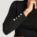 Textured High Neck T-shirt with Long Sleeves-T Shirts-thumbnailMobile-2