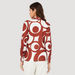 Printed Cowl Neck Top with Long Sleeves-Tops-thumbnailMobile-3