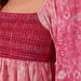 Smocked Top with Square Neck and Balloon Sleeves-Shirts & Blouses-thumbnail-5
