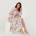 Floral Print Maxi Wrap Dress with Long Sleeves and Waist Tie Up-Dresses-thumbnail-1