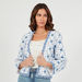 Floral Embroidered Jacket with Long Sleeves-Jackets-thumbnail-0