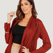 Solid Longline Shrug with Long Sleeves-Cardigans-thumbnail-4
