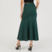 Solid Midi A-line Skirt with Elasticated Waistband and Flared Hem-Skirts-thumbnailMobile-3