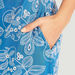 Embroidered Midi A-line Dress with Pockets and Button Closure-Dresses-thumbnailMobile-4
