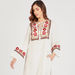 Embroidered Tunic with Keyhole Neck and Pockets-Tops-thumbnail-5