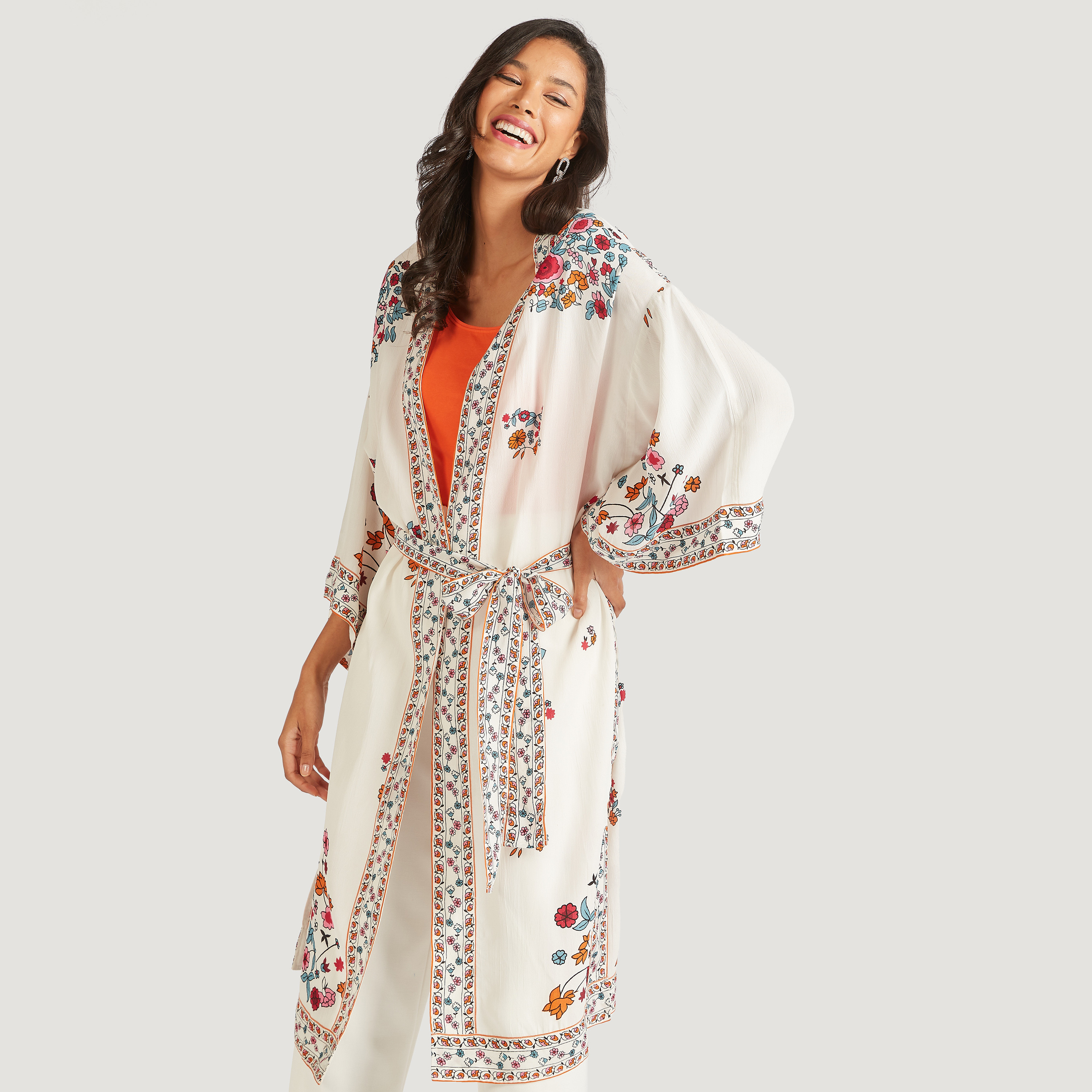 كيمونو بأكمام طويلة ورباط وطبعات-women-clothing-shirtsandblouses-blouses-image-3