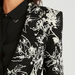 Printed Blazer with Long Sleeves and Notch Lapel-Blazers-thumbnailMobile-3