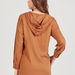 Solid Midi Shirt Dress with Hood and Chest Pocket-Dresses-thumbnailMobile-4