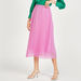 Pleated Asymmetric Midi Skirt with Elasticated Waistband-Skirts-thumbnail-0