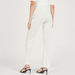 Textured Mid-Rise Pants with Elasticated Waistband and Side Slits-Pants-thumbnail-3