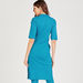 Textured Longline Tunic with Collar and Slits-Tunics-thumbnail-3