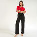 Solid Mid-Rise Trousers with Tie-Up Detail-Pants-thumbnail-1