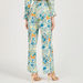 Printed Mid-Rise Trousers with Elasticised Waistband and Pockets-Pants-thumbnailMobile-3