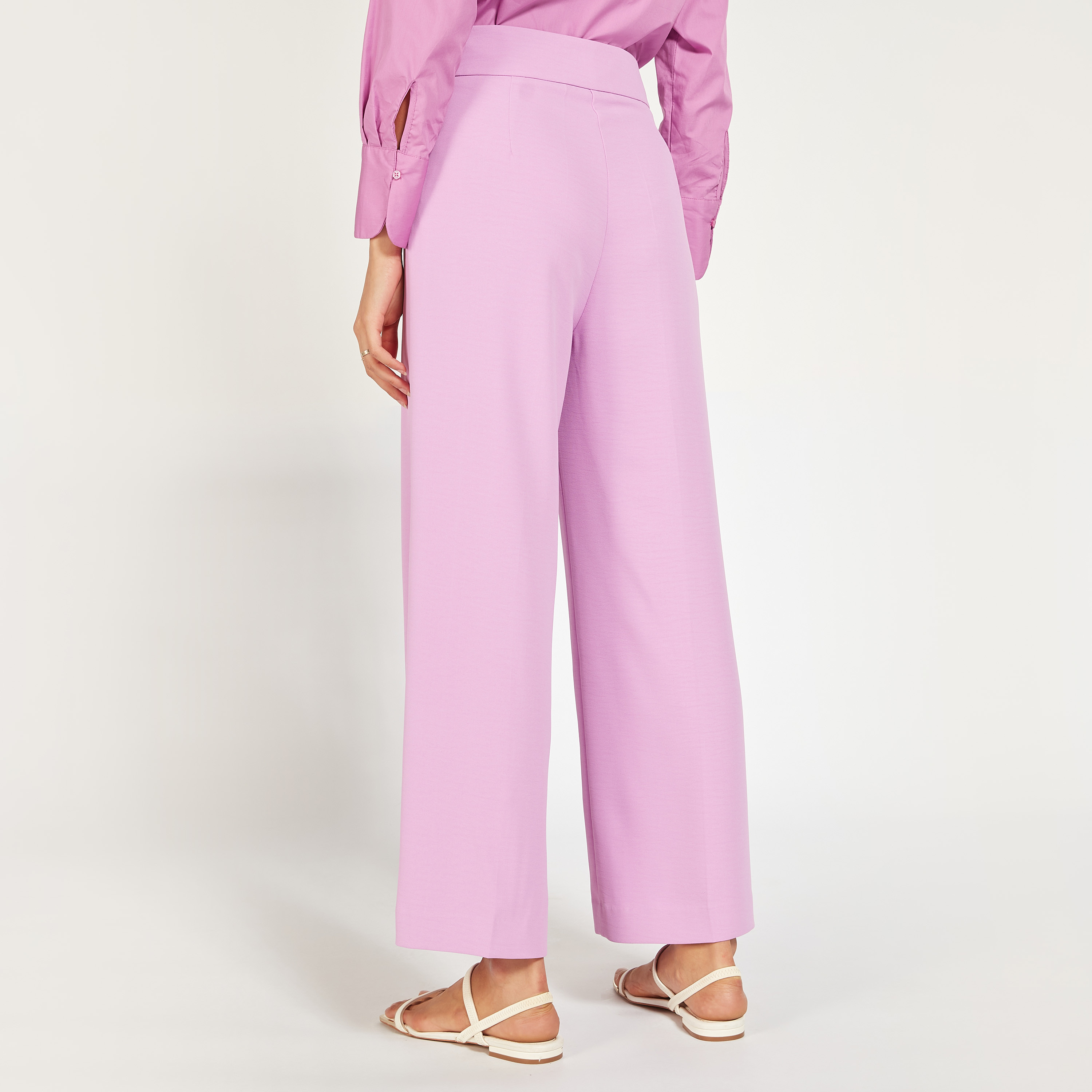Solid Mid-Rise Palazzos with Zip Closure-women-clothing-trousers-image-4