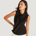 Solid Sleeveless Top with Cowl Neck-Shirts & Blouses-thumbnailMobile-0