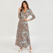 Animal Print Maxi Wrap Dress with Long Sleeves and Tie-Up Belt-Dresses-thumbnail-0