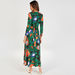 Floral Print Maxi Wrap Dress with Tie-Up Belt and Long Sleeves-Dresses-thumbnailMobile-2